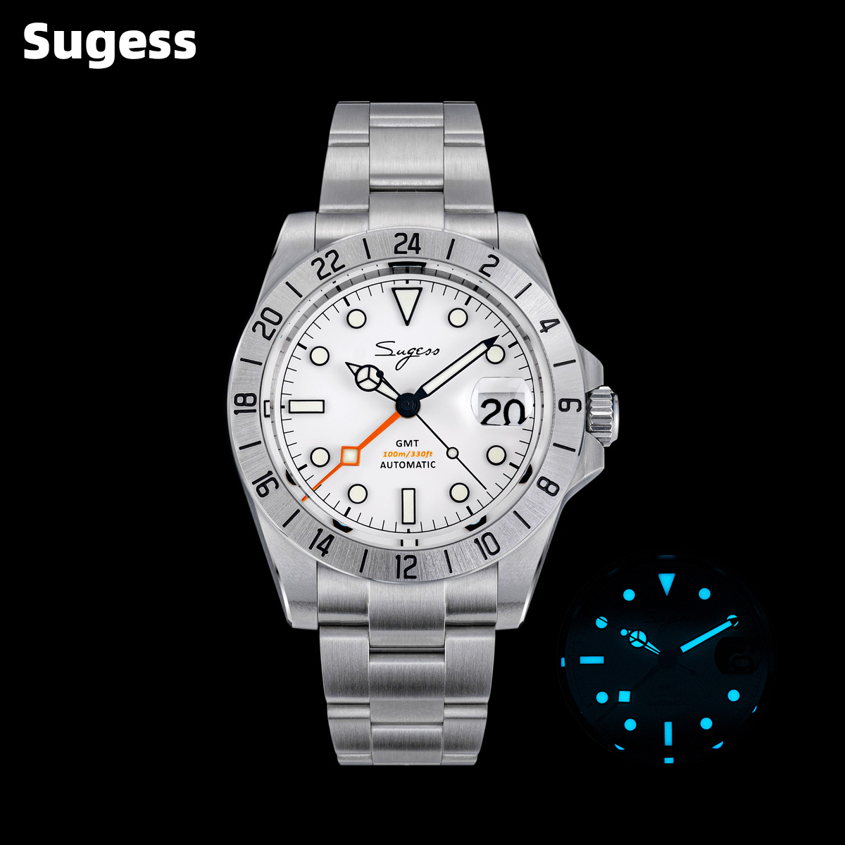 Rolex Watch Submariner - Мужские часы Sugess GMT Automatic Peacock