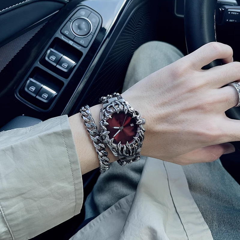 Luxury Watch White - модные гетеросексуальные часы с когтями в