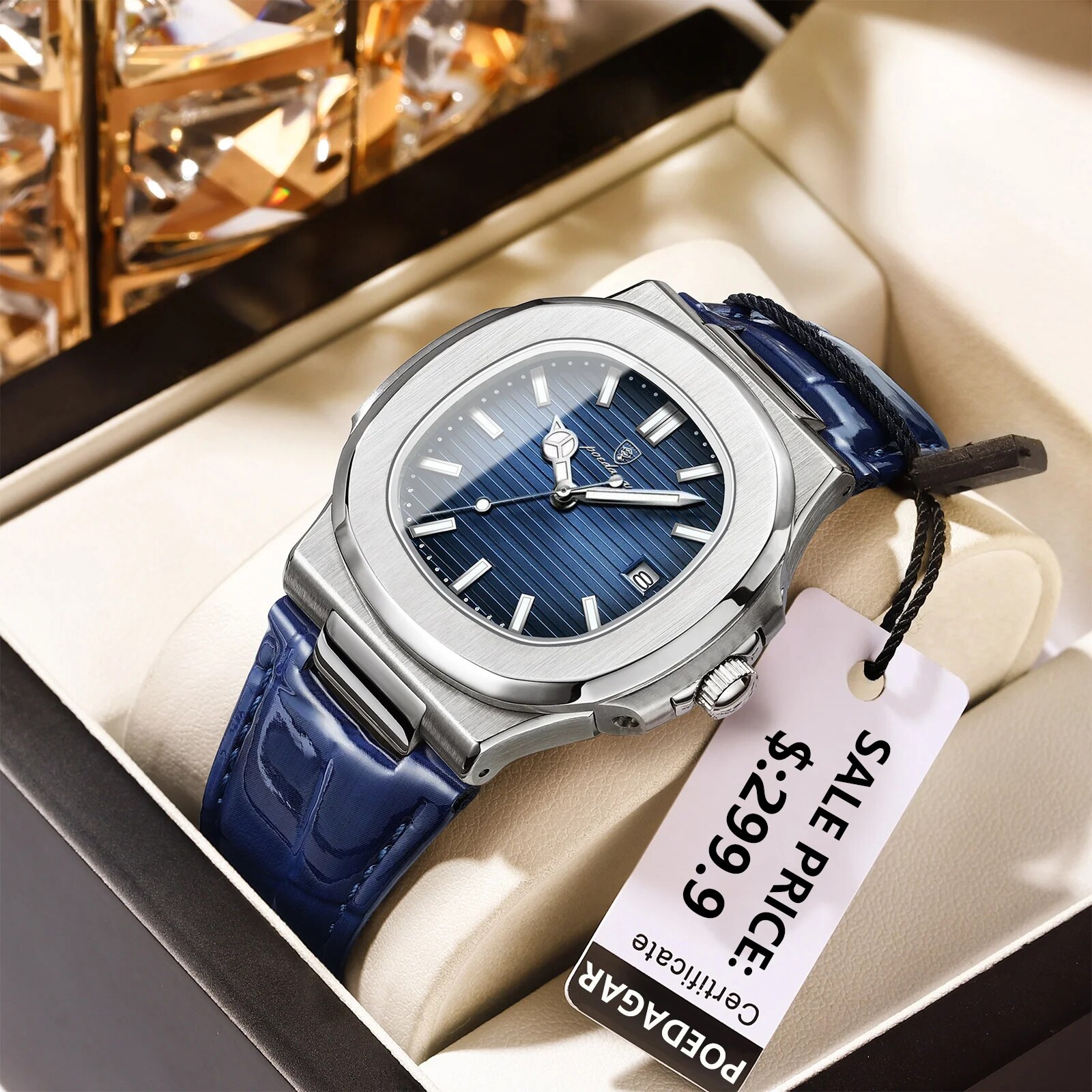 Luxury Watch Audemars Piguet - POEDAGAR Топ Роскошные Квадратные Мужские Часы