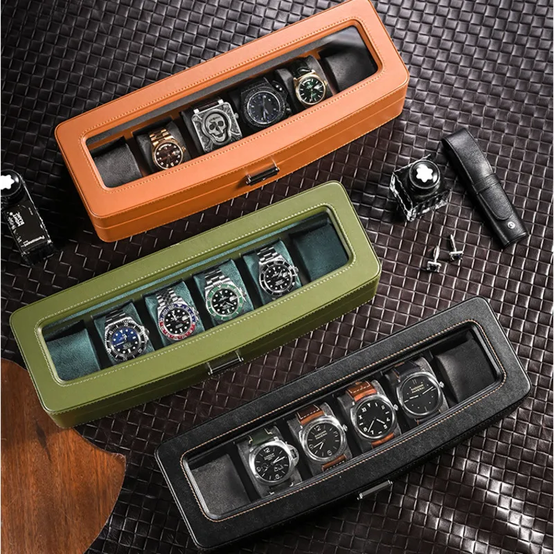 Легкий роскошный кожаный орган – обзор и цена Luxury Watch Collection Box