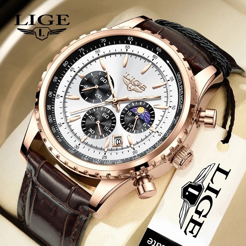 Часы наручные LIGE Мужские ква – обзор и цена Luxury Watch Holder For Men