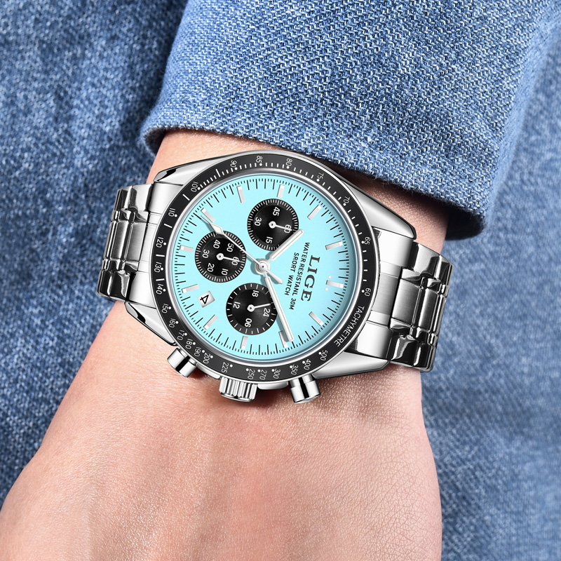 Мужские часы LIGE, топ-бренд,  – обзор и цена Luxury Watch Collection Box