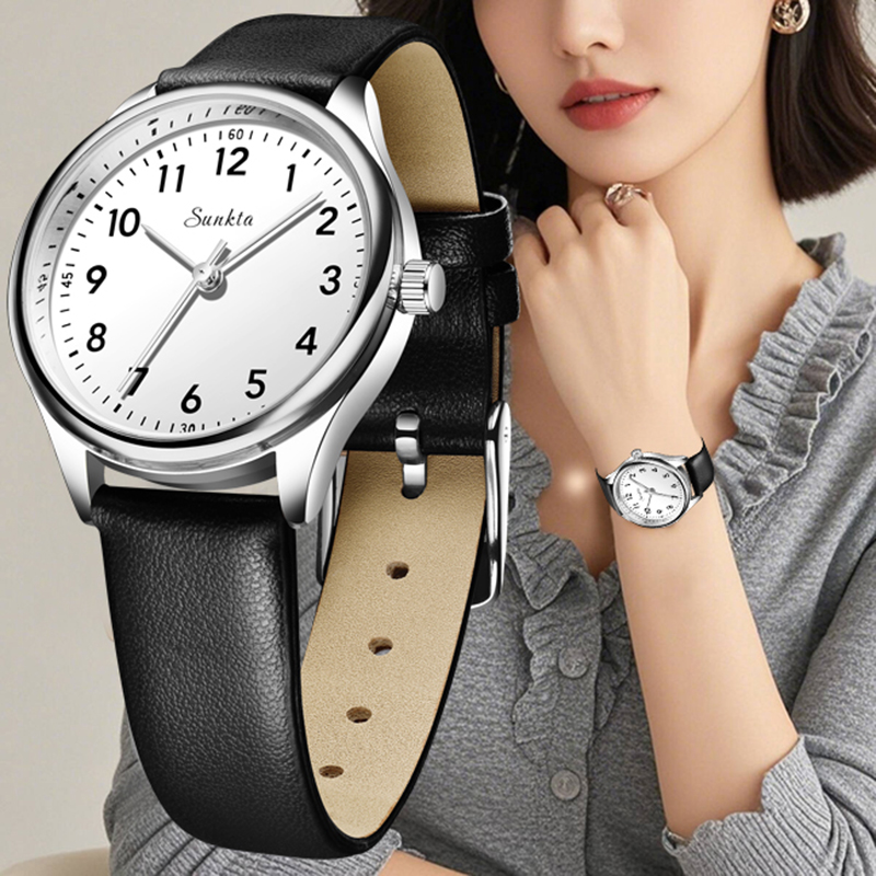 LIGE простые женские модные че – обзор и цена Luxury Watch White