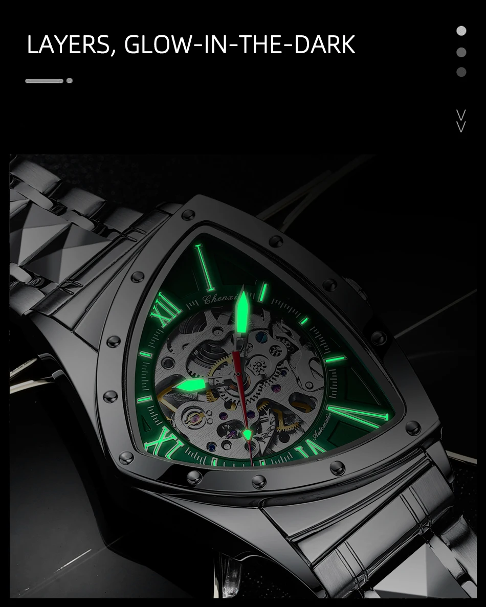 CHENXI дизайнерские роскошные  – обзор и цена Watch Triangle Luxury