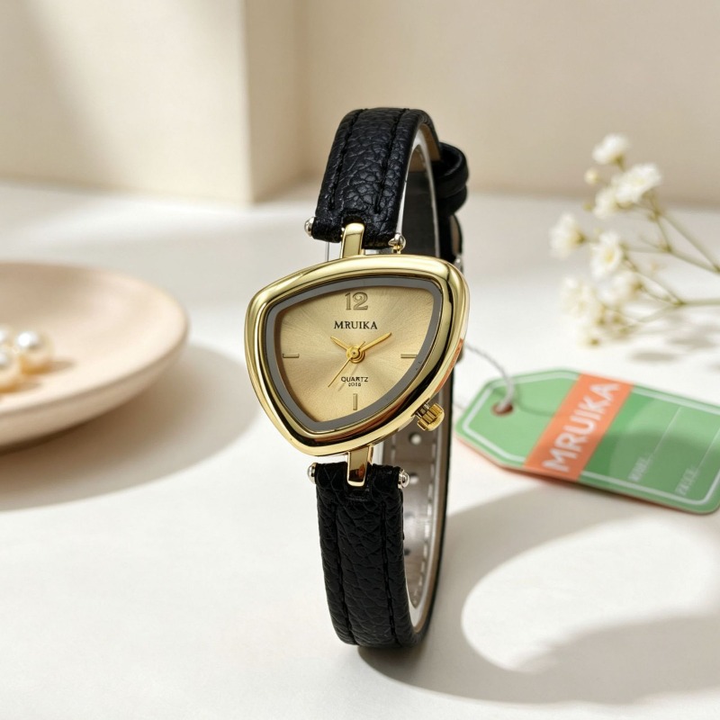 Модные женские кварцевые часы  – обзор и цена Watch Triangle Luxury