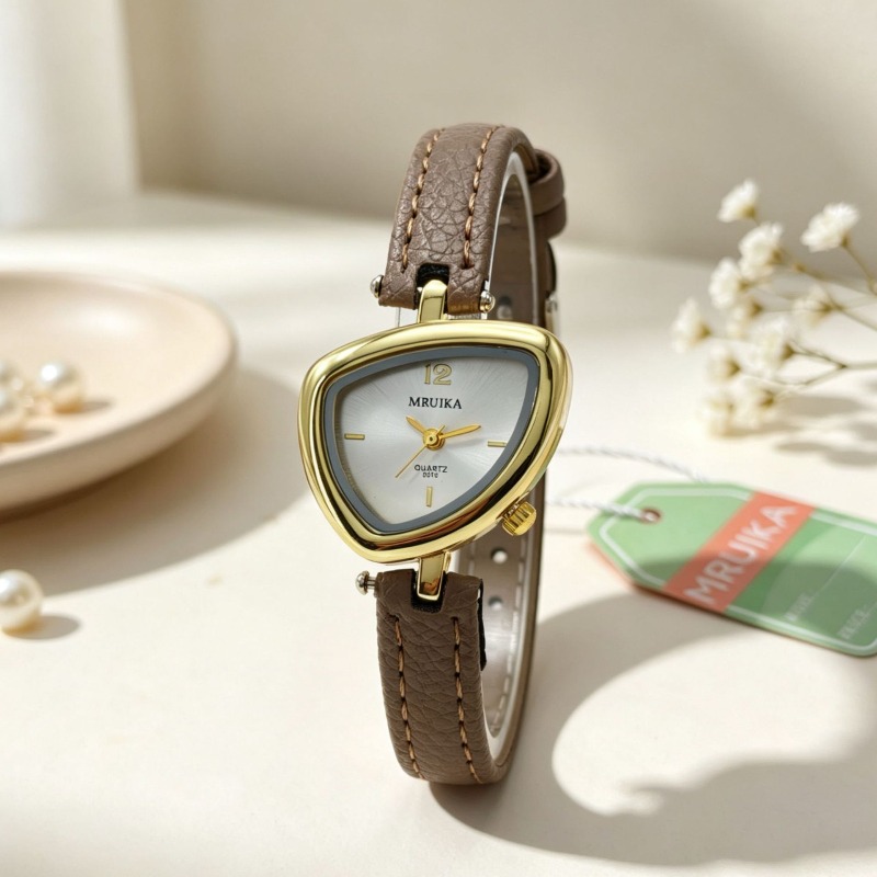 Модные женские кварцевые часы  – обзор и цена Watch Triangle Luxury